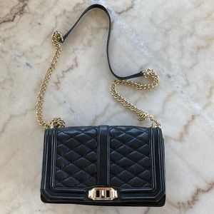 Rebecca Minkoff Chevron Quilted Love Crossbody
